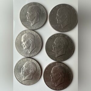 Liberty 1776-1976 Eisenhower Dollar Coins
